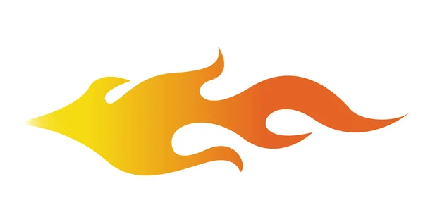 Forme de flamme — Image vectorielle