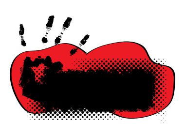 Retro Cadılar Bayramı afiş