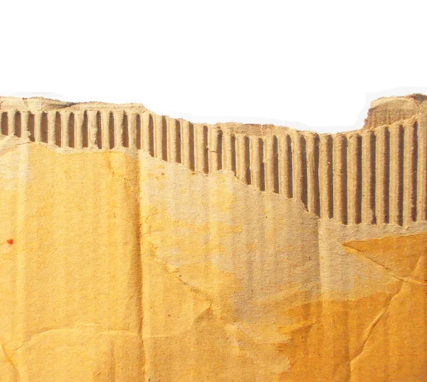 빈티지 너덜된 골 판지 — 스톡 사진