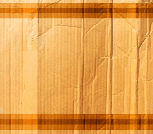 Creased Cardboard Texture — Stock Photo, Image