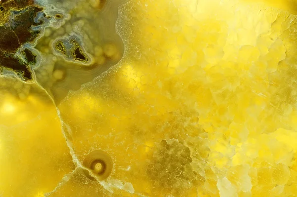 Ярко-желтая кристаллическая текстура поверхности — стоковое фото