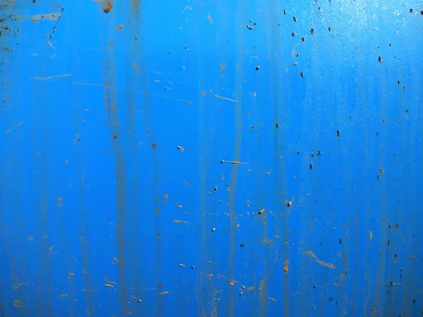 Blue Painted Metal Texture — Stock Photo, Image