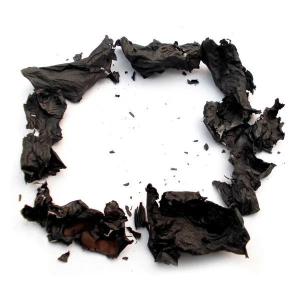 Burnt Paper Ash Texture — Stock Photo, Image