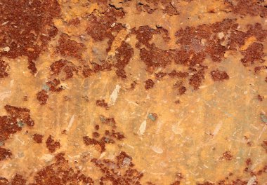 Aşırı pas yüzey dokusu