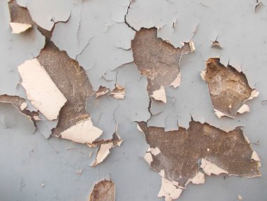 Eski rahatsız boya Peeling doku