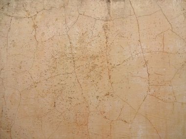 Kırık çimentolu duvar yüzeyi