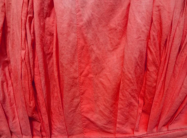 Красный хлопок с текстурой — стоковое фото