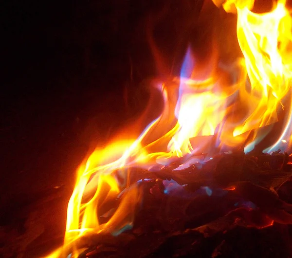 Фон огня — стоковое фото