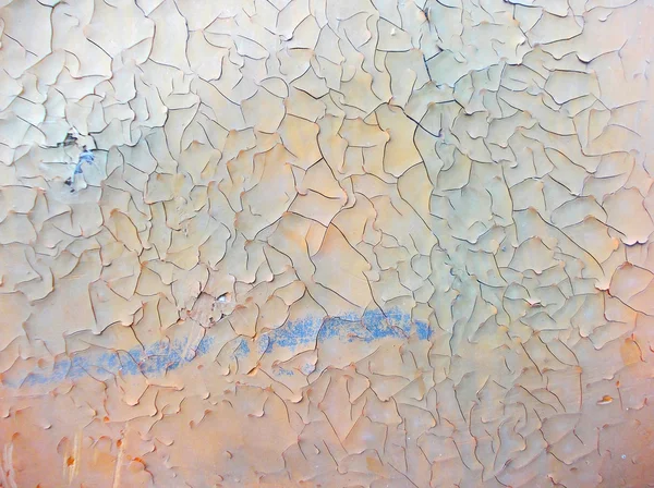 Cracked Painted Wall Texture — Stock Photo, Image