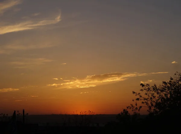 Soumrak scénu Sky pozadí — Stock fotografie