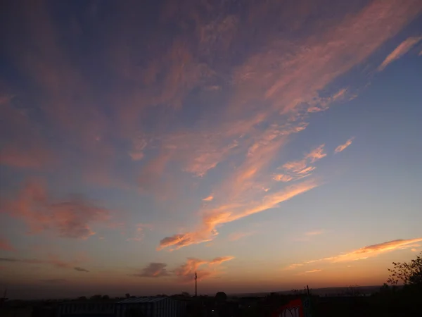 Nubes del cielo en la noche — Foto de Stock