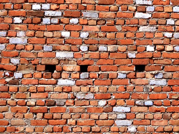 Alte Ziegelmauer — Stockfoto