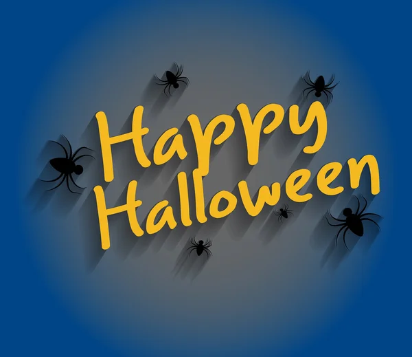 Plantilla de felicitación Halloween — Archivo Imágenes Vectoriales