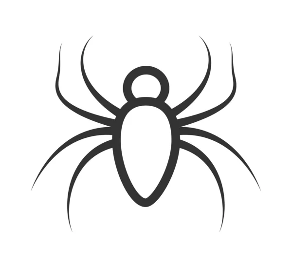 Conception de forme d'araignée — Image vectorielle