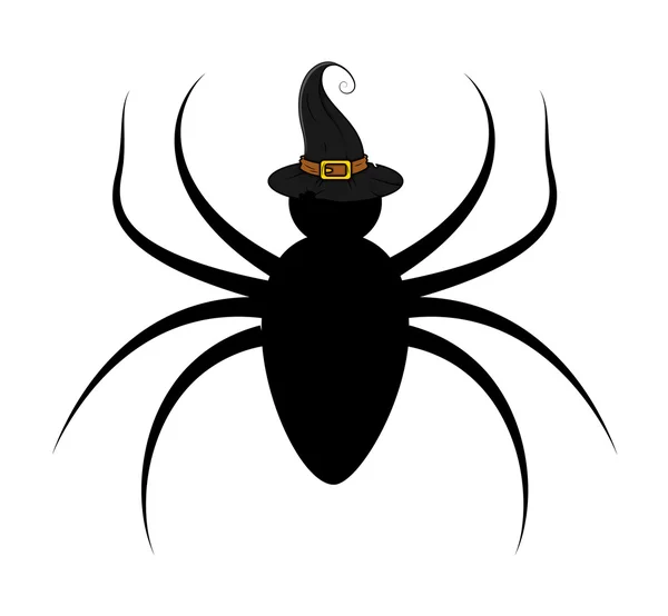 Kształt Halloween pająk — Wektor stockowy