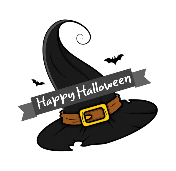 Sombrero de bruja de Halloween — Archivo Imágenes Vectoriales