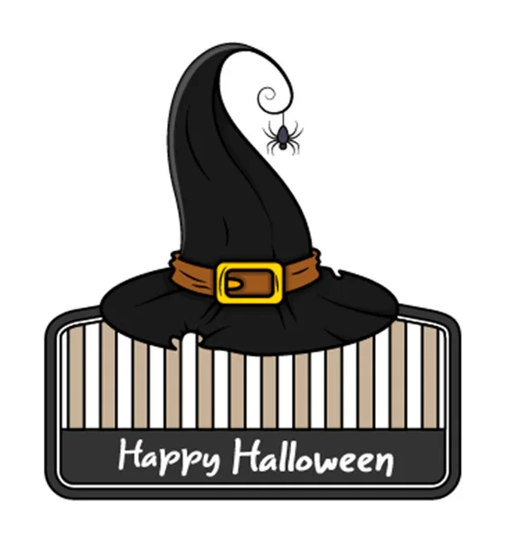 Banner de Halloween retro — Vector de stock