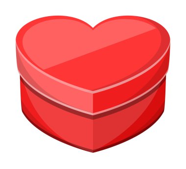 Sevgililer kalp hediye kutusu