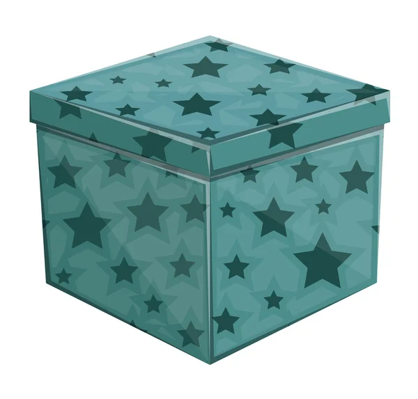 Vzor-hvězdy na Box — Stockový vektor