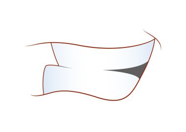 Komik ifade gülümseyen