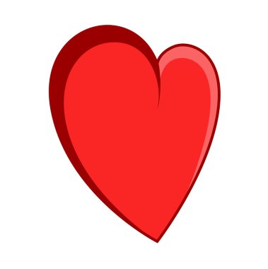 kırmızı kalp tasarımı