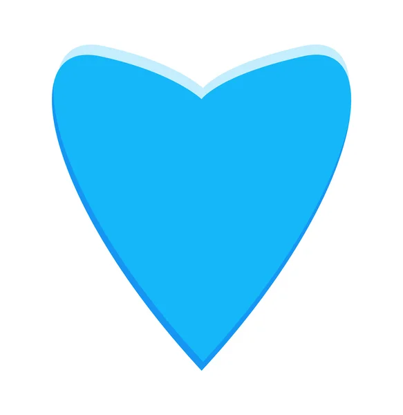 Blaues Herz — Stockvektor