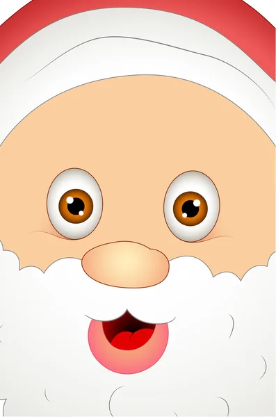 Lächelnder Weihnachtsmann — Stockvektor
