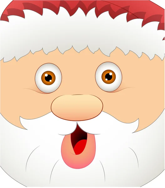 Skrattande Xmas Santa Claus — Stock vektor