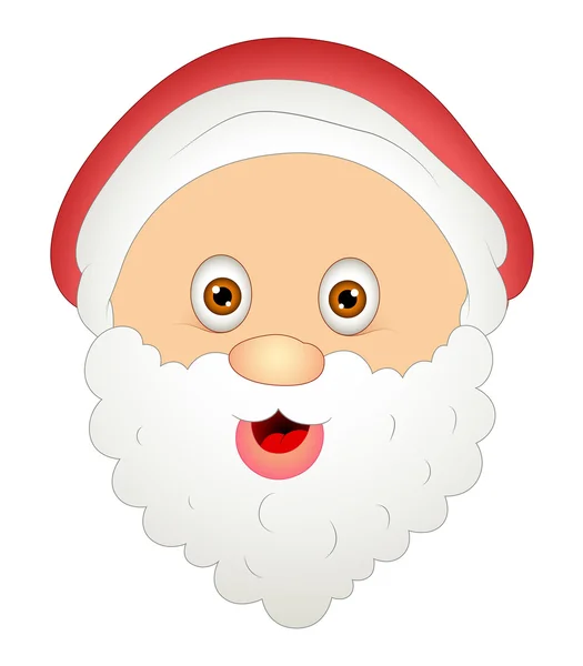 Nevetve rajzfilm Santa — Stock Vector