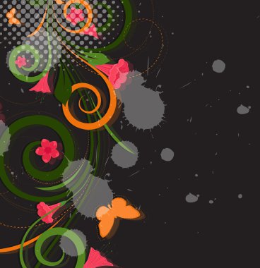 Soyut Grunge güzelleşmek tasarımlar