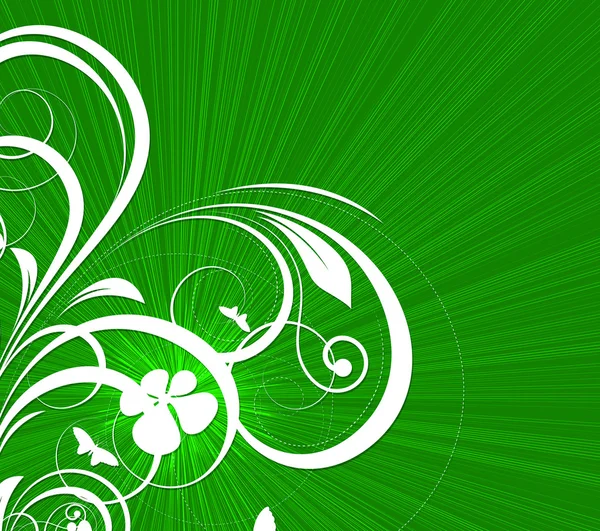Jour Floral Background de St. Patrick — Image vectorielle