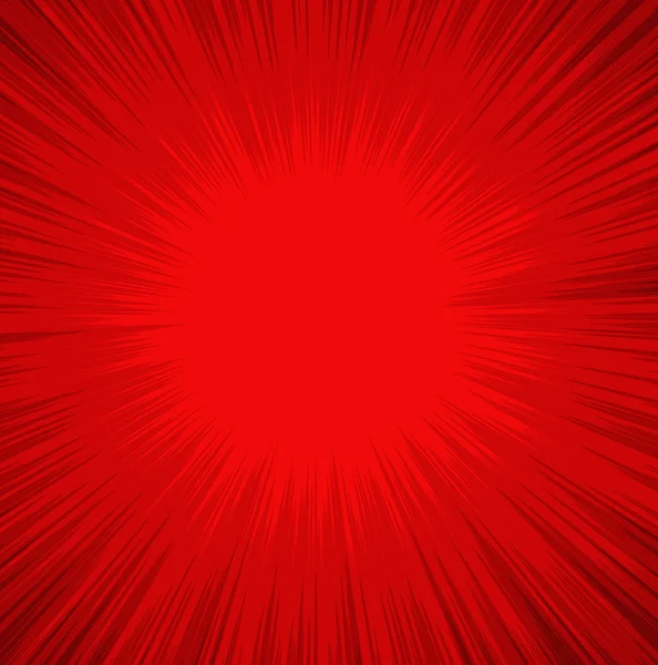 Roter Sonnenbrand-Hintergrund — Stockvektor