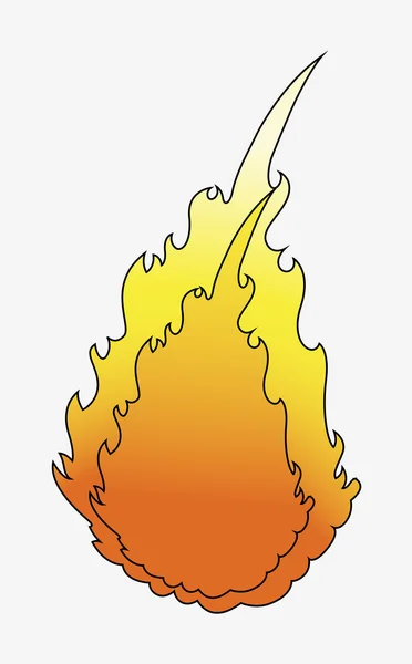 Ateş alevi — Stok Vektör