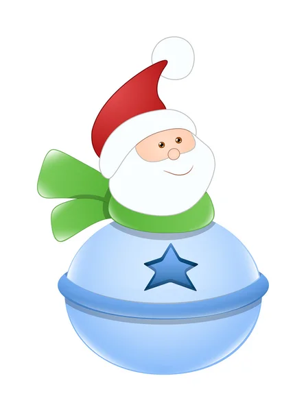 Xmas Snowman Santa — Stock Vector
