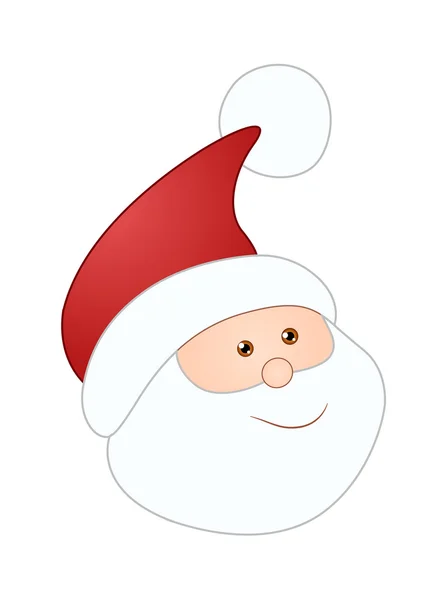 Vicces arc Santa — Stock Vector