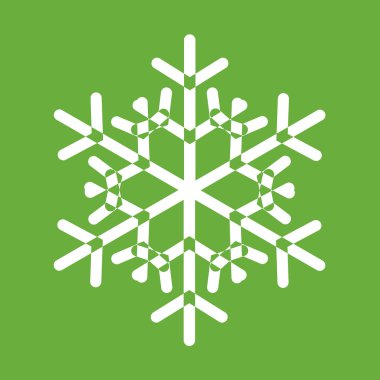 Noel vektör kar tanesi