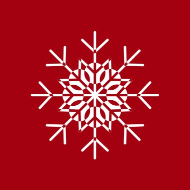 Xmas kar tanesi vektör