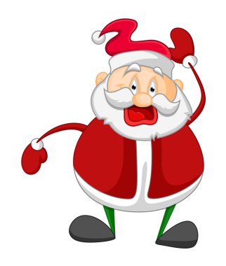 Yaşlı Noel Baba korkuttu