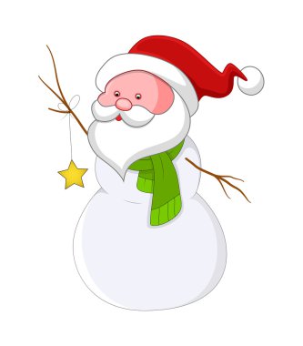 Kardan adam Santa karakteri