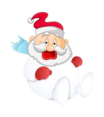 Neşeli Noel Baba atlama