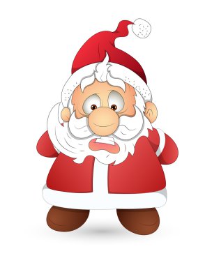Sevimli Noel Baba korkuttu