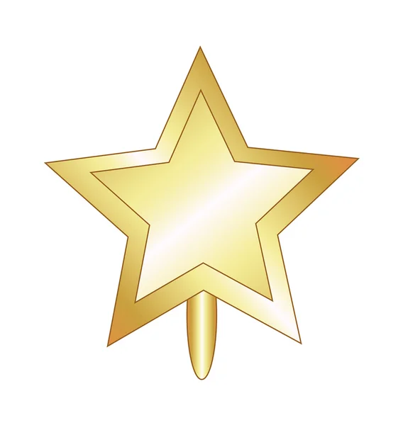 Altın yıldız — Stok Vektör