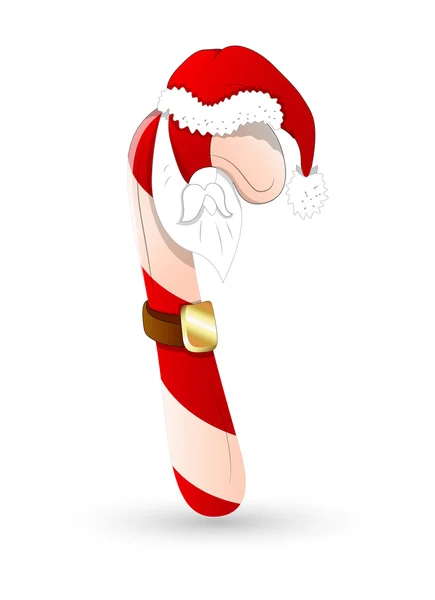 Christmas Candy Cane Vector — Stock Vector