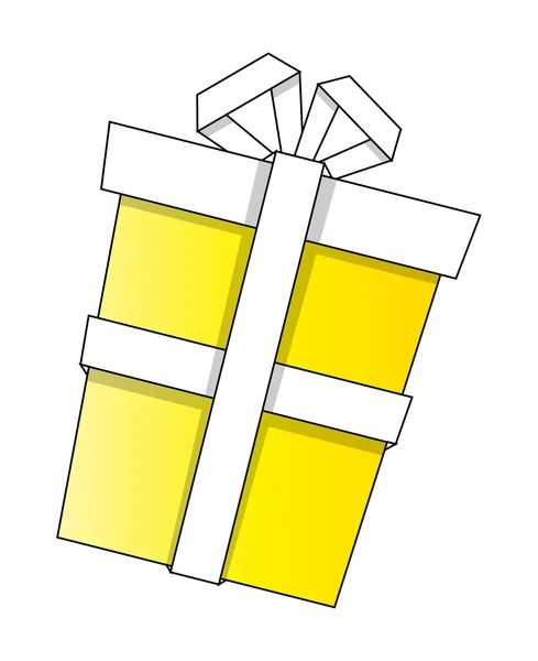 Clipart vectoriel boîte cadeau — Image vectorielle