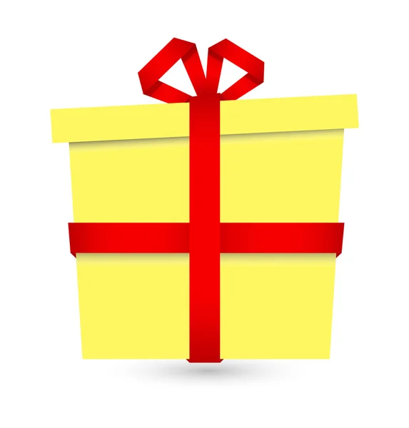 Boîte cadeau rétro — Image vectorielle