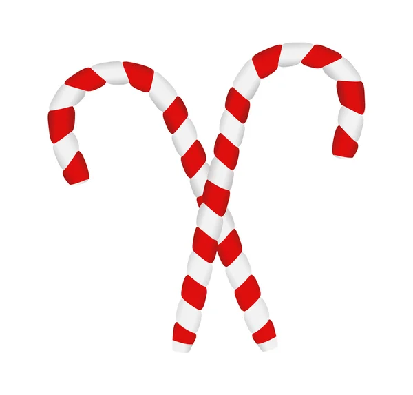 Boże Narodzenie Candy Cane wektorów — Wektor stockowy