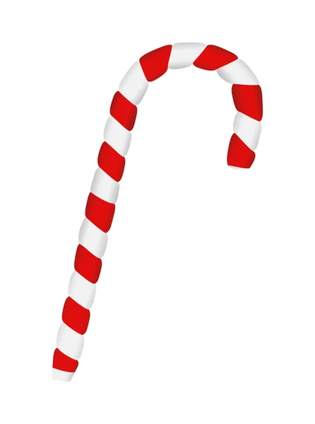 Candy Cane Stick — Stock Vector