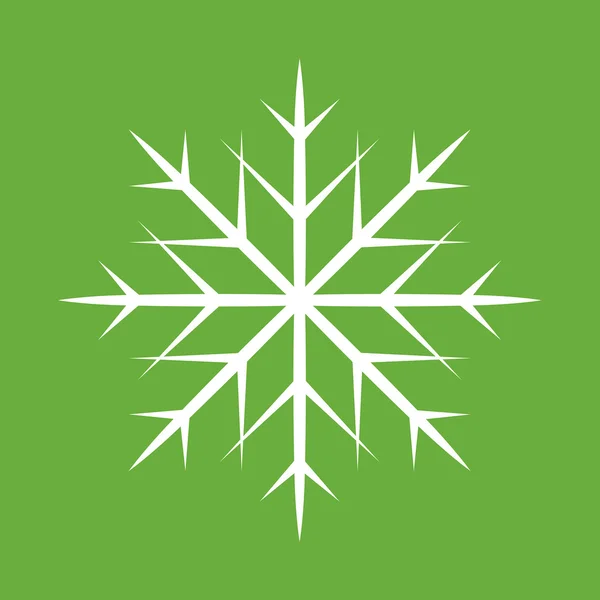 クリスマスの雪の結晶のデザイン — ストックベクタ