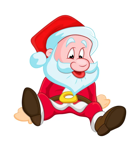 Funny Santa Character — Stock Vector