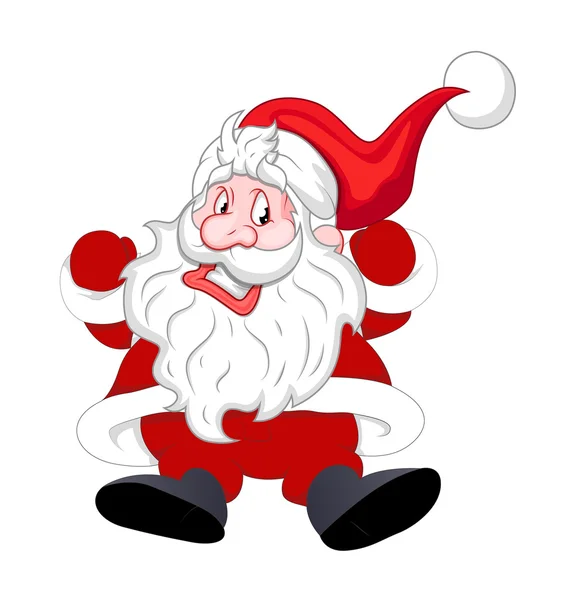 Caráter alegre de Santa — Vetor de Stock